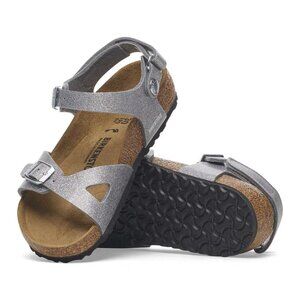 BIRKENSTOCK - Rio Kids - Birko-Flor - Sparkling Light Silver